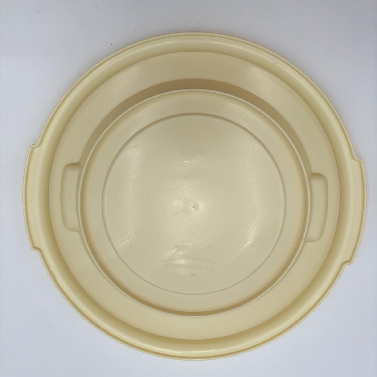 Vintage 12″ Rubbermaid Servin’ Saver Pie Carrier Container w/Handles Cake Saver
