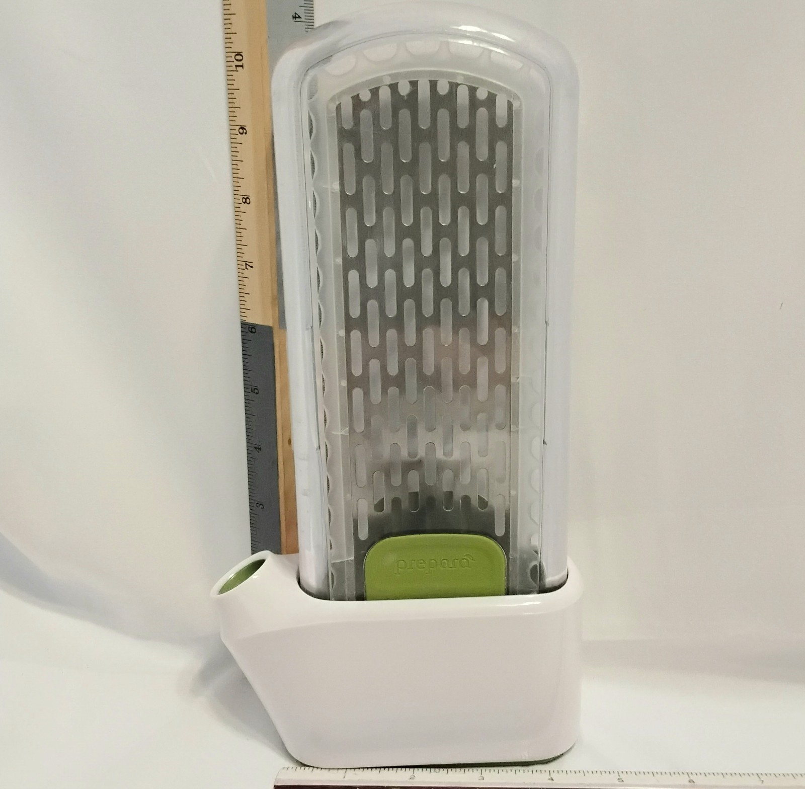 Prepara Herb Savor Herb Preserver Refrigerator Storage Container White Green