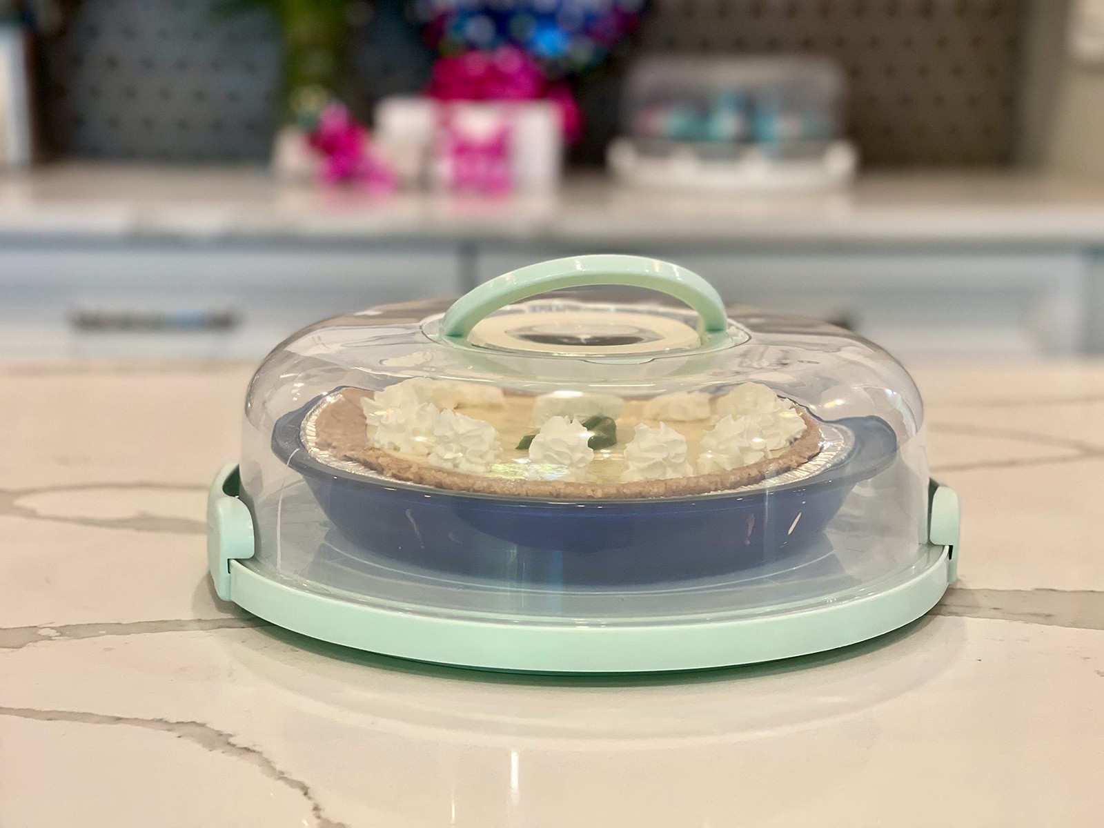 Top Shelf Elements Pie, Cheesecake Carrier for up to 11 in x 3 in cake. Two S…