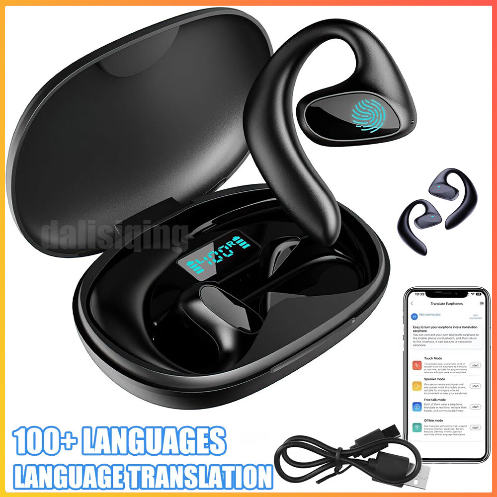 144 Language M8 Translator Earbuds Wireless Bluetooth Two Way Translator Device