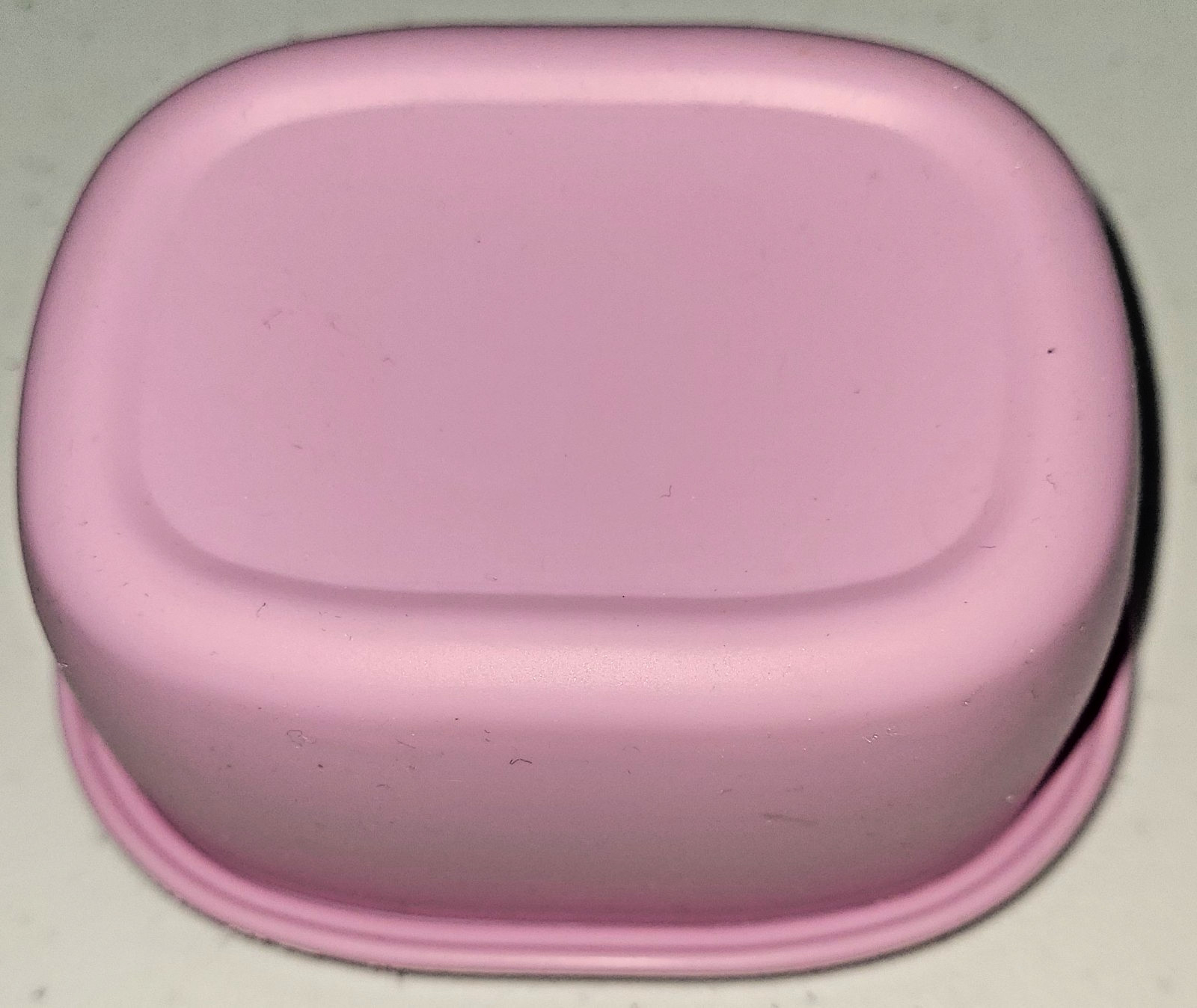 lot of 4 small multicolor silicone rubber storage containers with lids 200mL