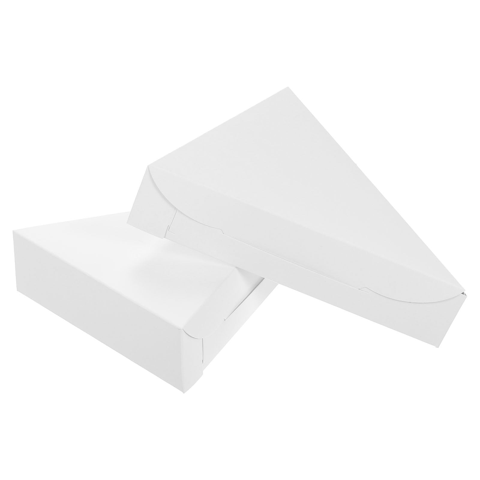 Uxcell Pizza Boxes, 24Pcs 8.07×6.5×1.77 Inch – Single Slice Storage Container, T