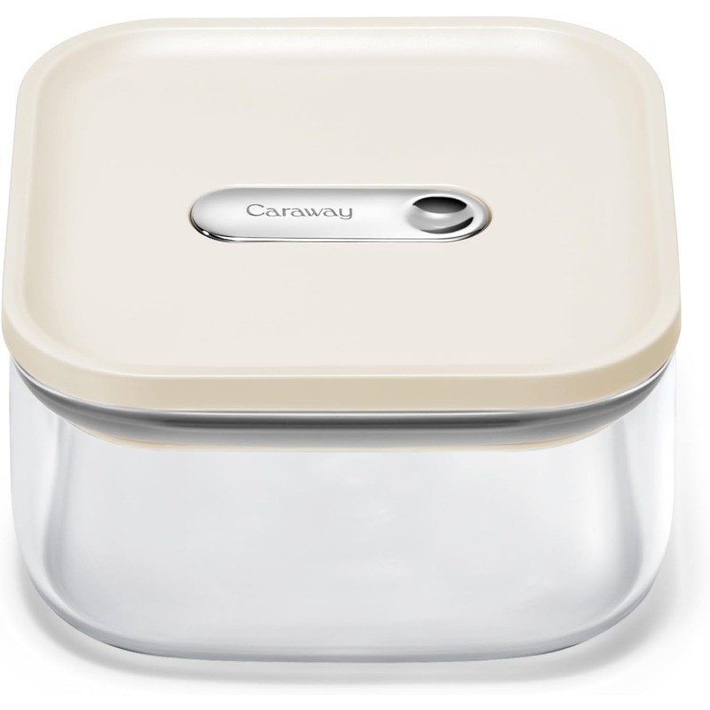 1qt Glass Airtight Food Storage Container Lid Non-Toxic BPA-Free Kitchen Storage