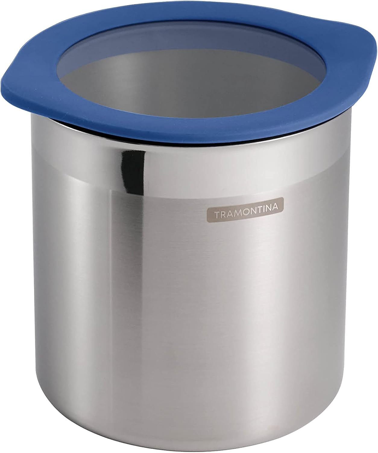 4-Piece Food Storage Containers with Silicone Lids, Stainless Steel Reusable Can