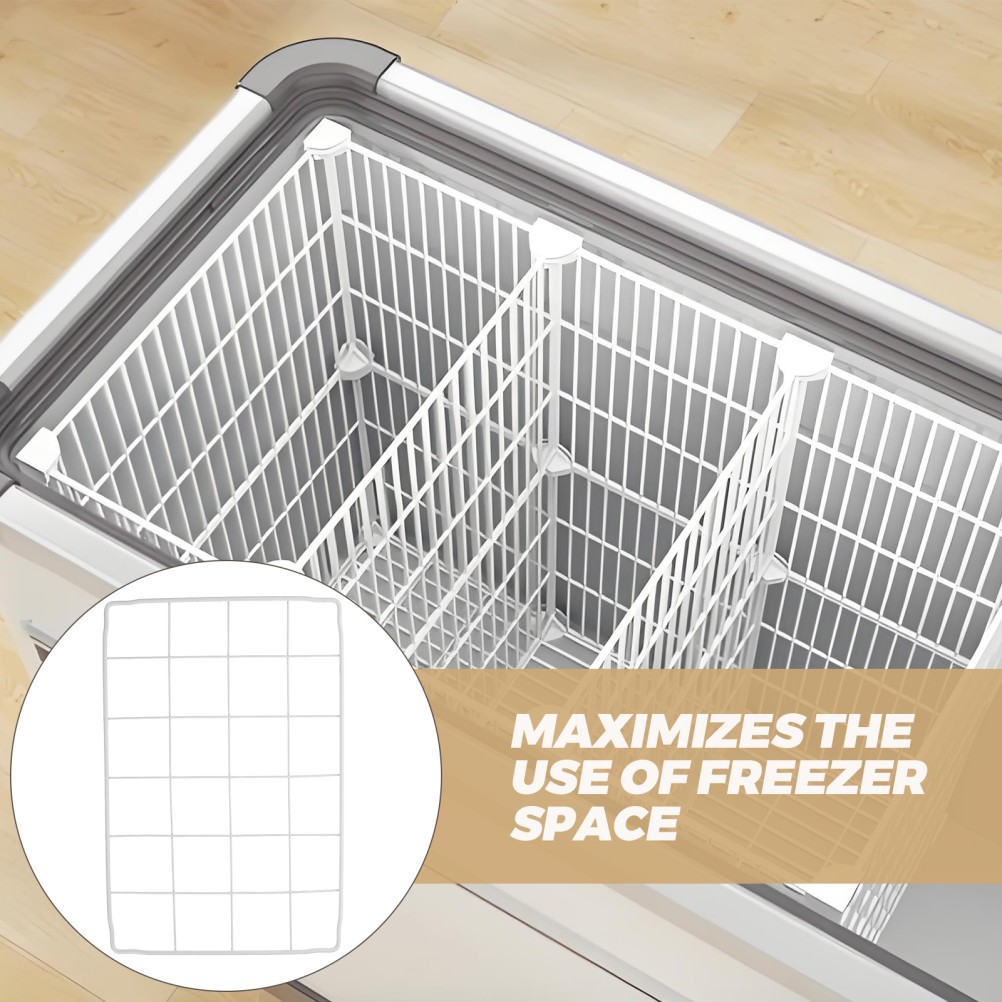 Adjustable Freezer Dividers Fridge Storage Partition Refrigerator Baskets