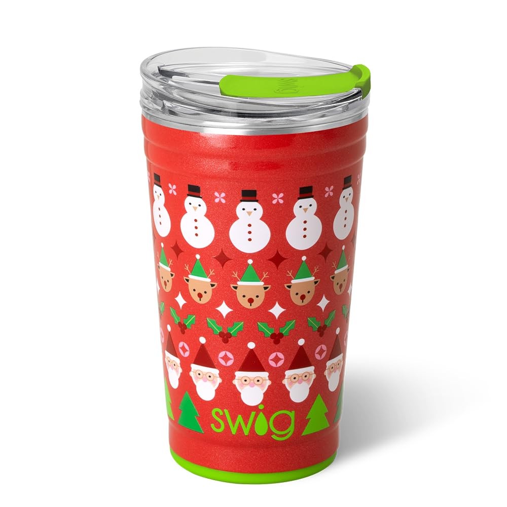 Swig Life 24oz Insulated Travel Tumbler w/ EZ Slider Lid, Coffee & Party Cup