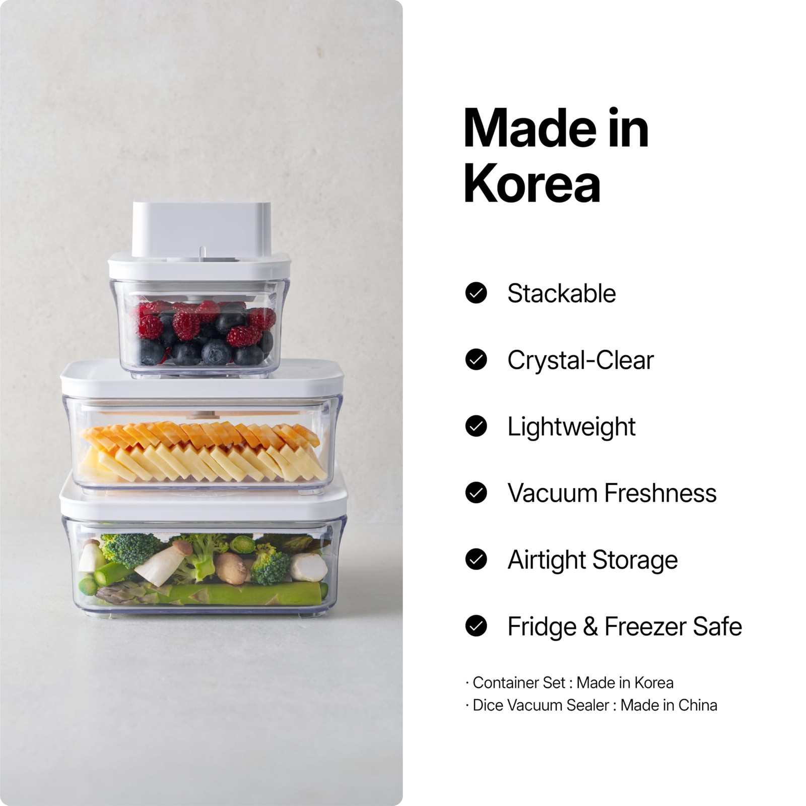 Premium Airtight Food Storage Containers 4-piece/Set, BPA Free, 100% Leak Pro…