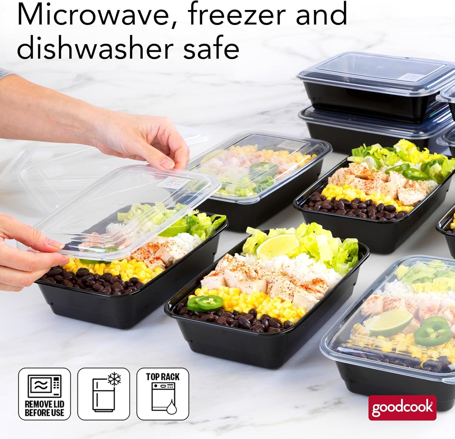 Meal Prep Containers, Single