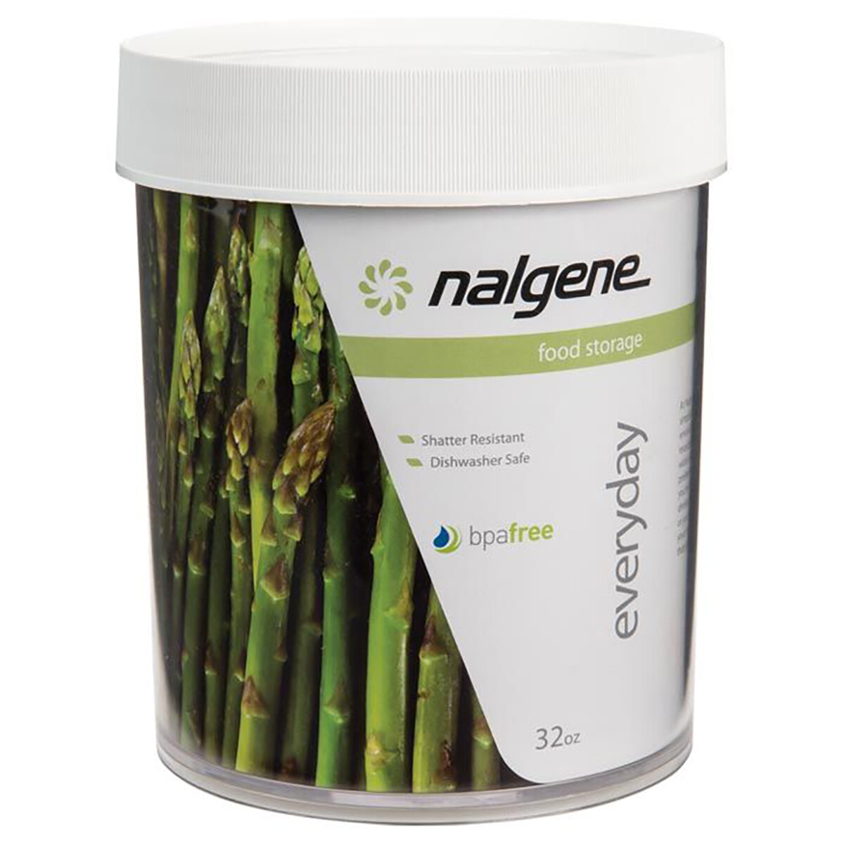 Nalgene Kitchen Storage Container – 32 oz. – Clear/White