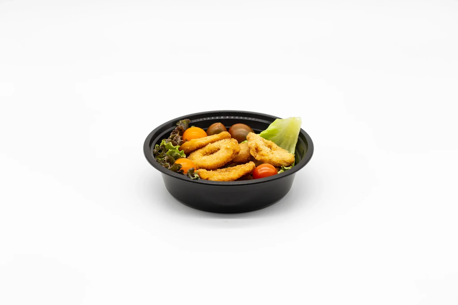 16oz Round Plastic Microwaveable Food Container 150 sets/cs