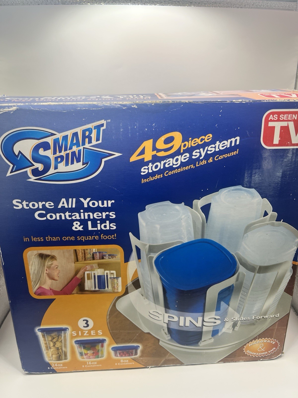 Spin ‘N’ Store Revolving Food Storage System with 49 Pieces As Seen On Tv