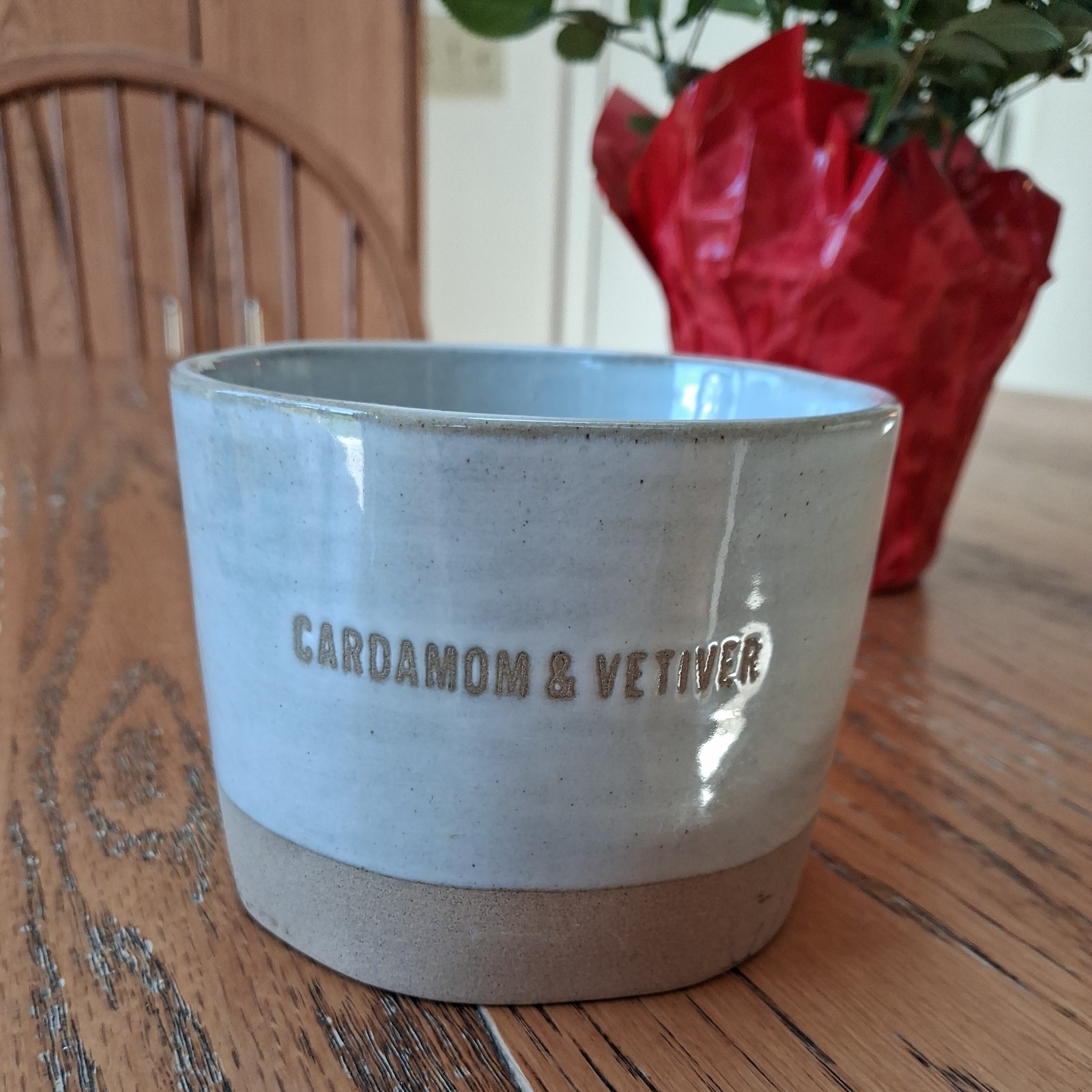 CARDAMOM & VETIVER Hearth & Hand Container no candle
