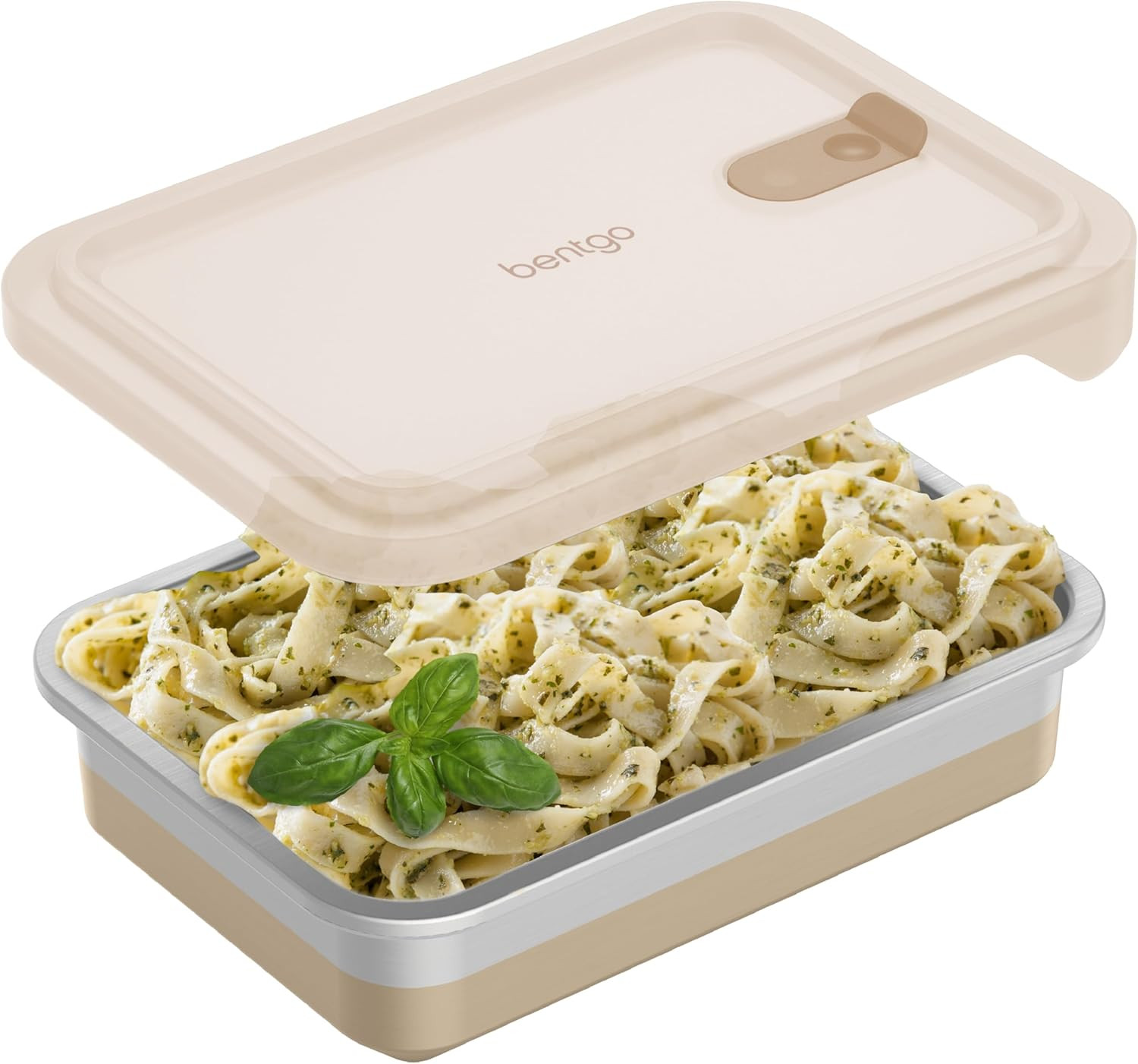 Microsteel Heat & Eat Container – Microwave-Safe, Leak-Proof, Easy-To-Clean, Lig