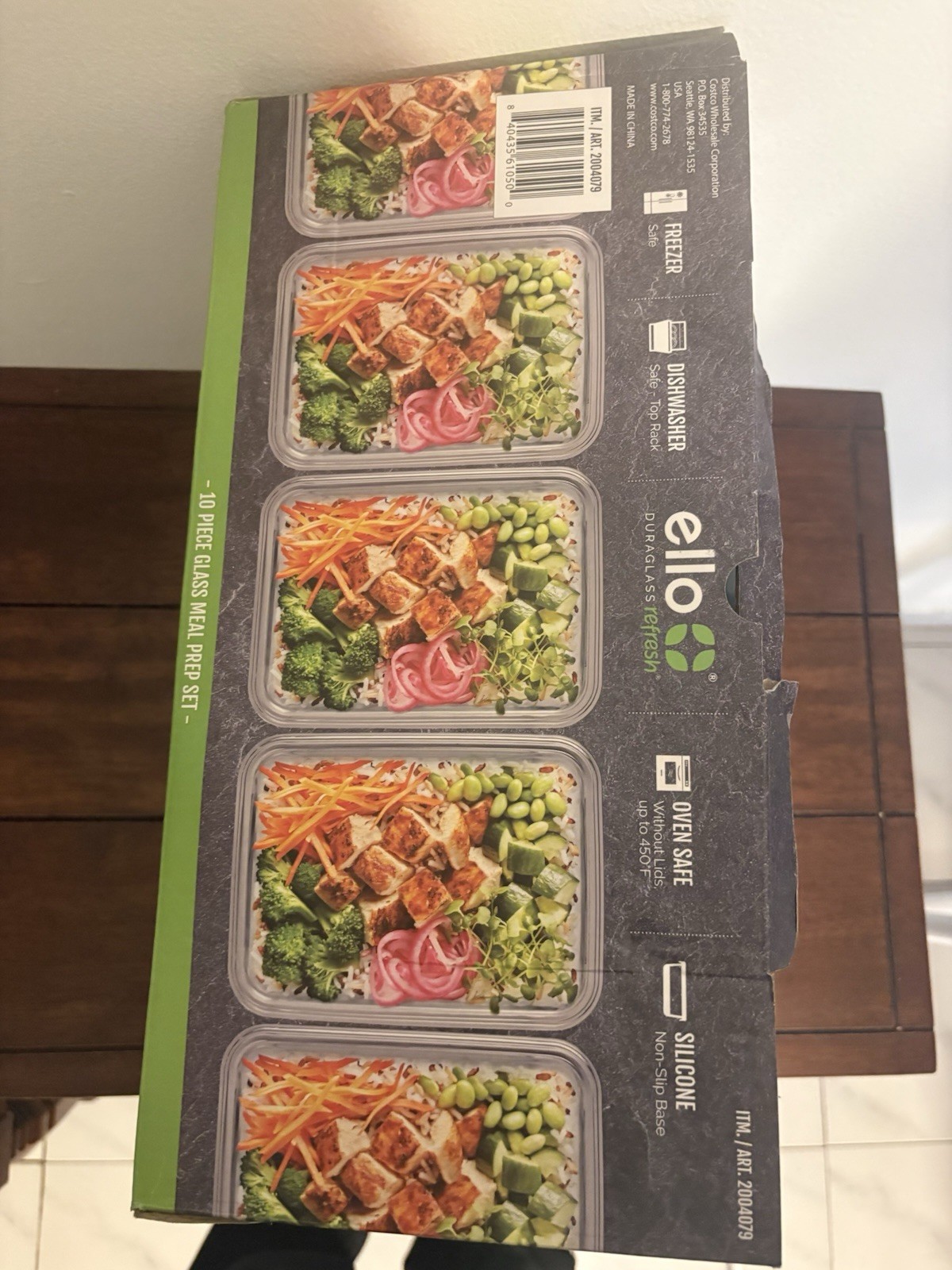 Ello Duraglass Refresh Leakproof Airtight Glass Meal Prep Set, 10 PC BRAND NEW