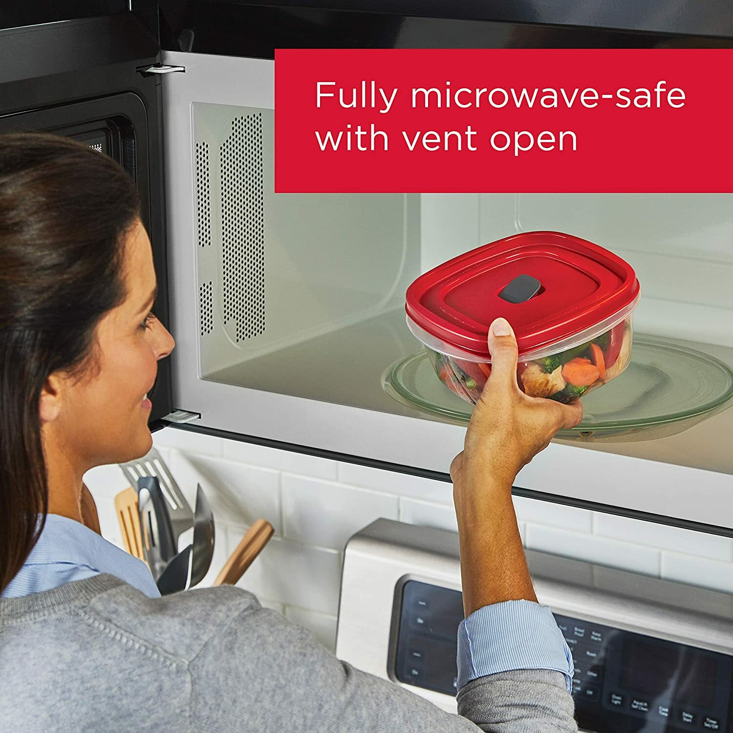 Rubbermaid Easy Find Lid Stackable Food Storage Containers