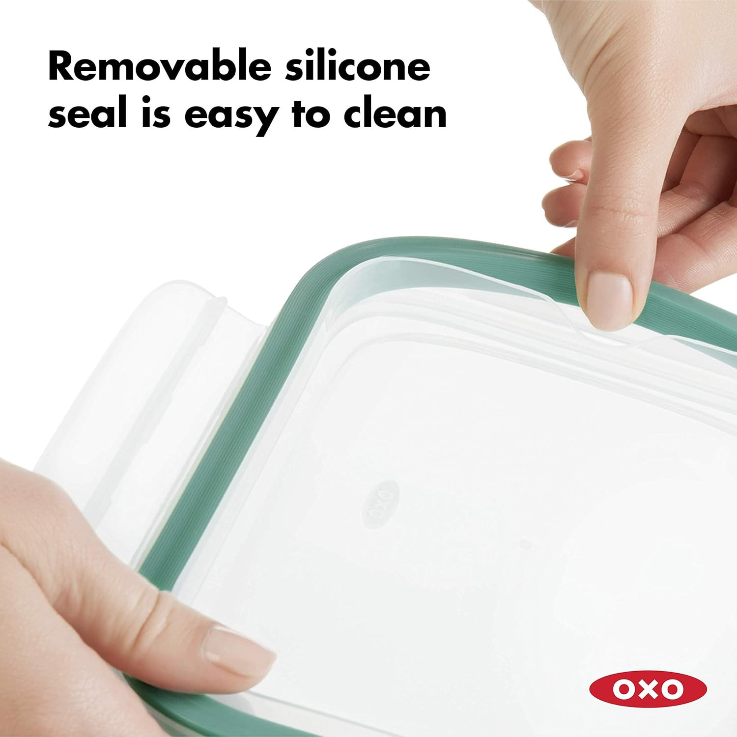 OXO Good Grips 8-Cup Airtight Glass Container with Smart Seal Lid