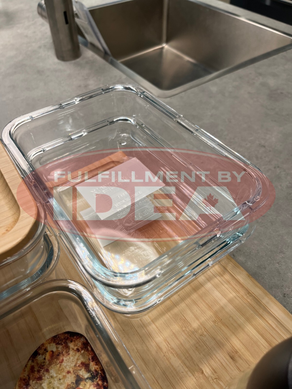 New IKEA 365+ Large Rectangular Glass Food Container 3.1 L (3 qt) 803.931.31