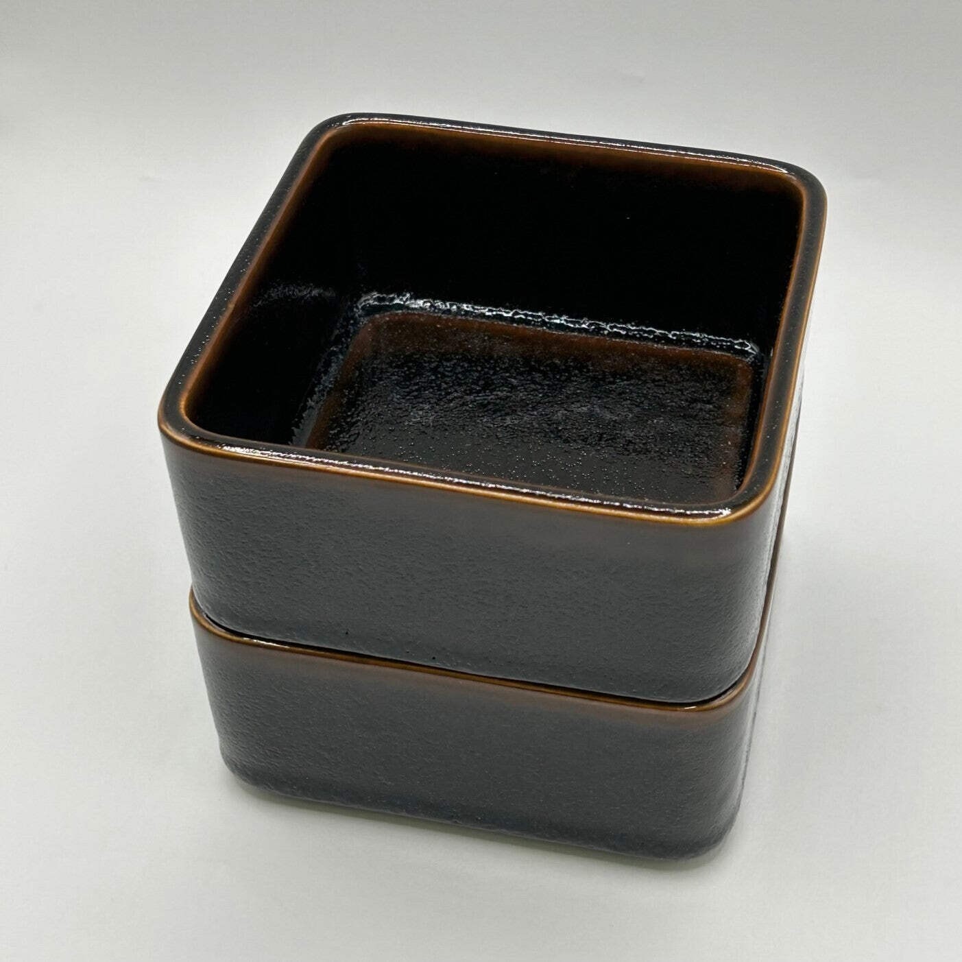 Japanese Porcelain Stacking Storage Set | 2 Containers & Lid
