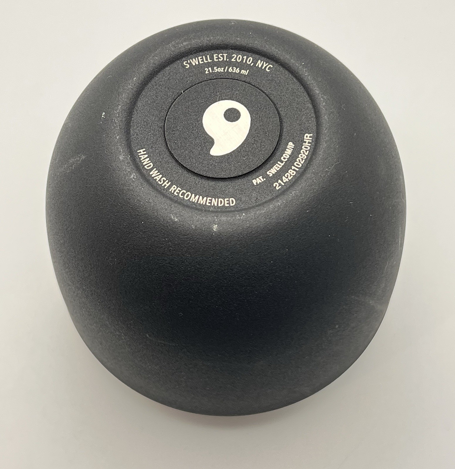 S’well Eats Matte Black Stainless Steel Food Bowl 21.5 oz