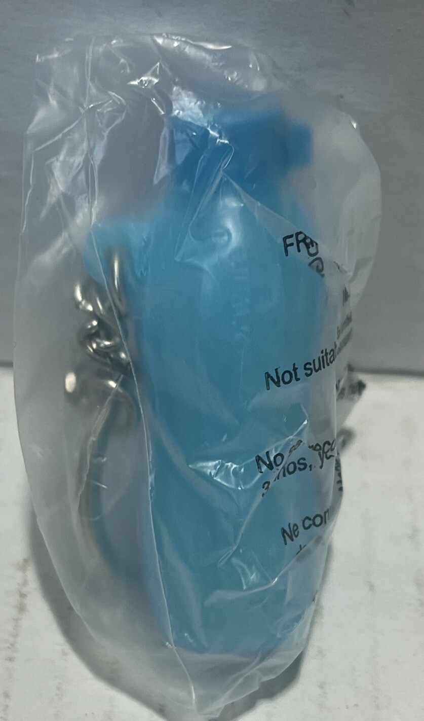 Tupperware Keychain Blue Fridge Water Bottle Mini Container Host Gift New
