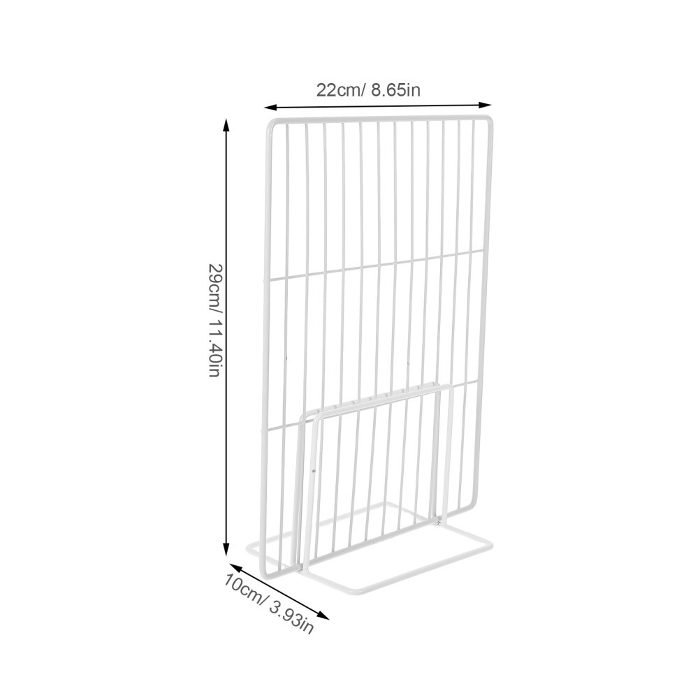 2Pcs Metal Mesh Wire Divider for Freezer Adjustable White Refrigerator Separator