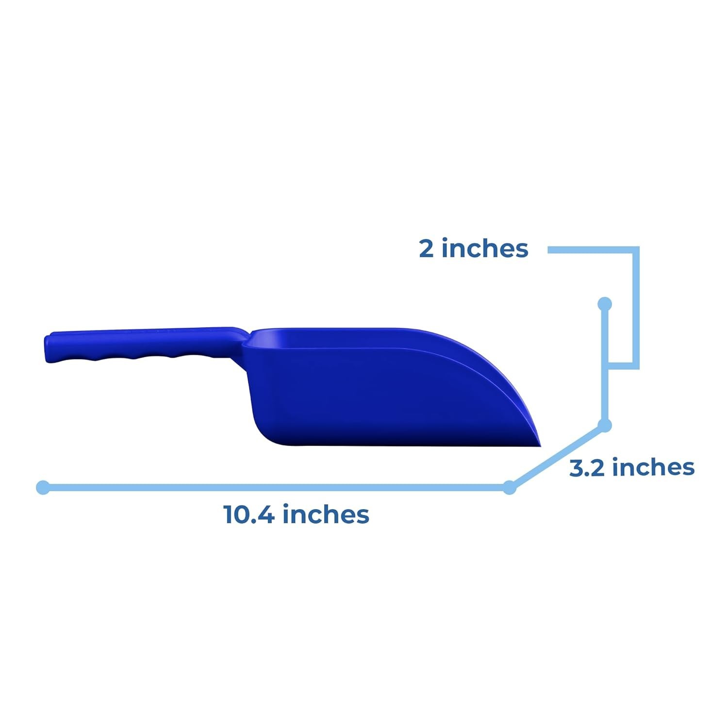 Vikan 63003 Color-Coded Plastic Hand Scoop – BPA-Free Food-Safe Kitchen Utens…