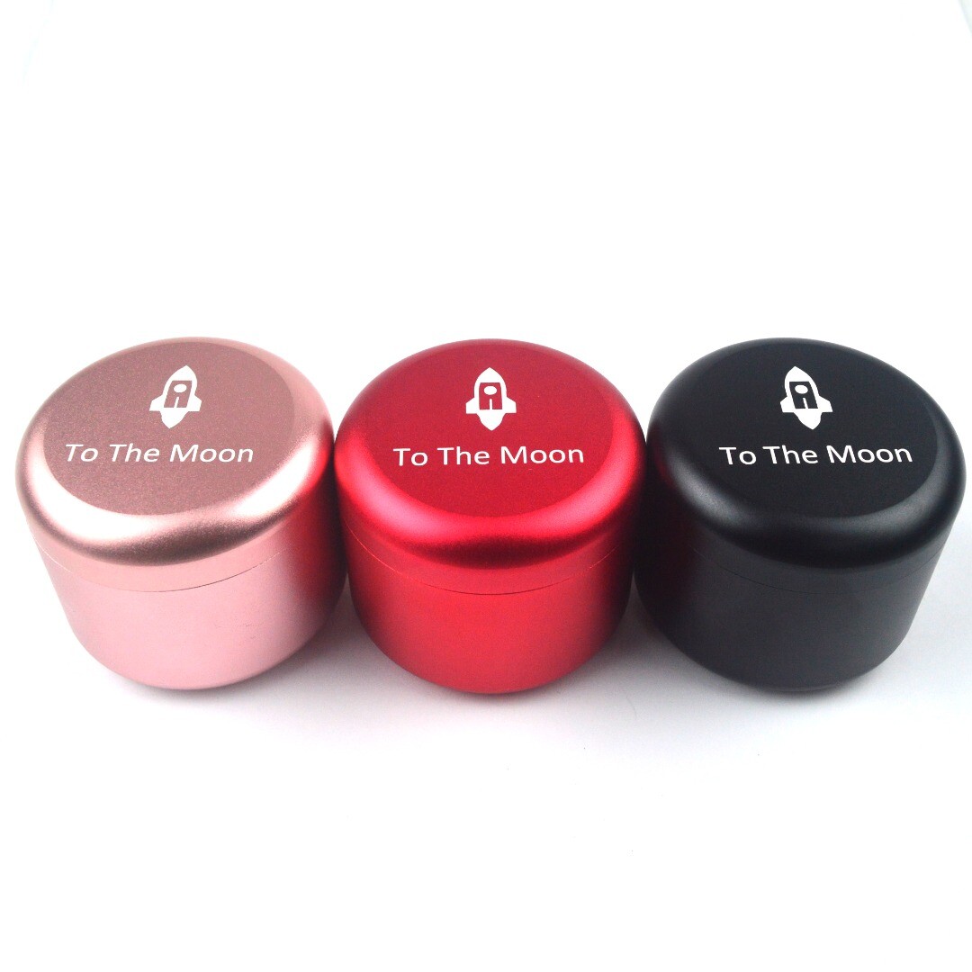 To The Moon Airtight Aluminum Herb Tobacco Storage Travel Container