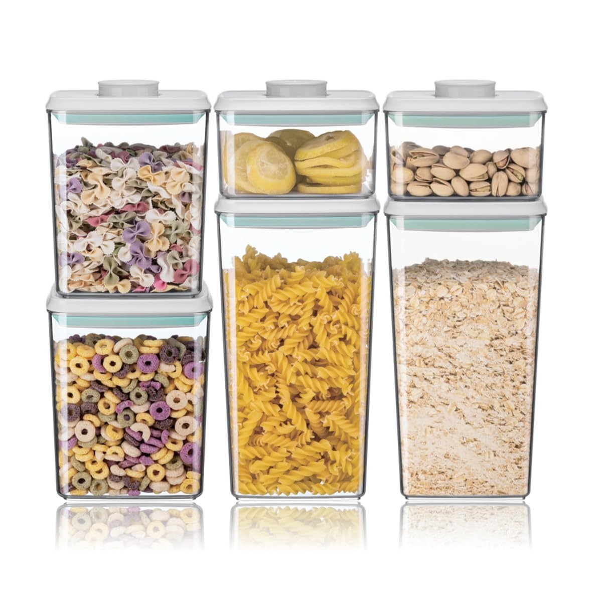 Ankou Airtight Food Storage Container Sets with Lids 6Pcs Pop 6 Pcs Set
