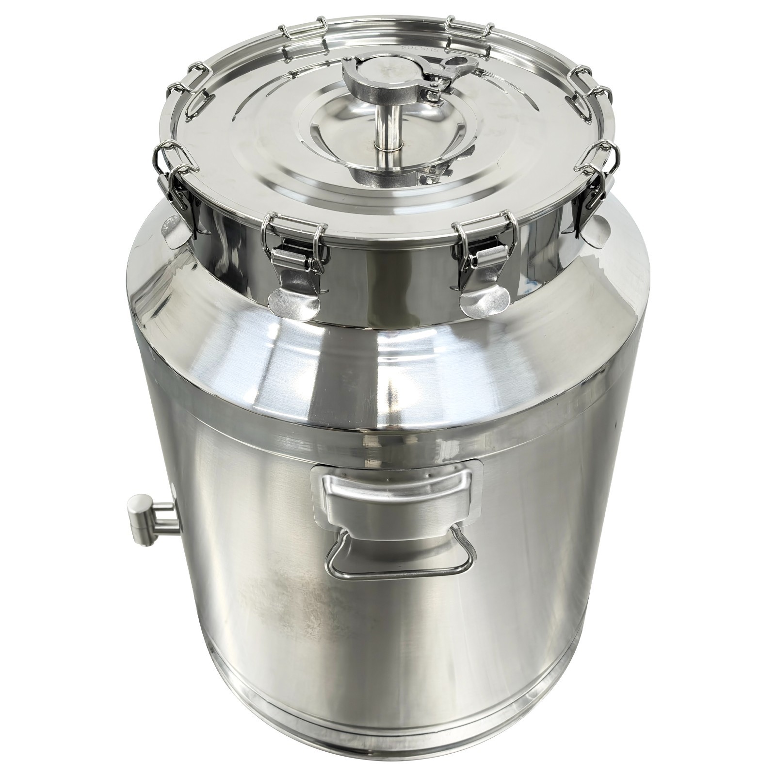304 Stainless Steel Fermenter Tank 64L Capacity Sealing Storage Tank with Faucet