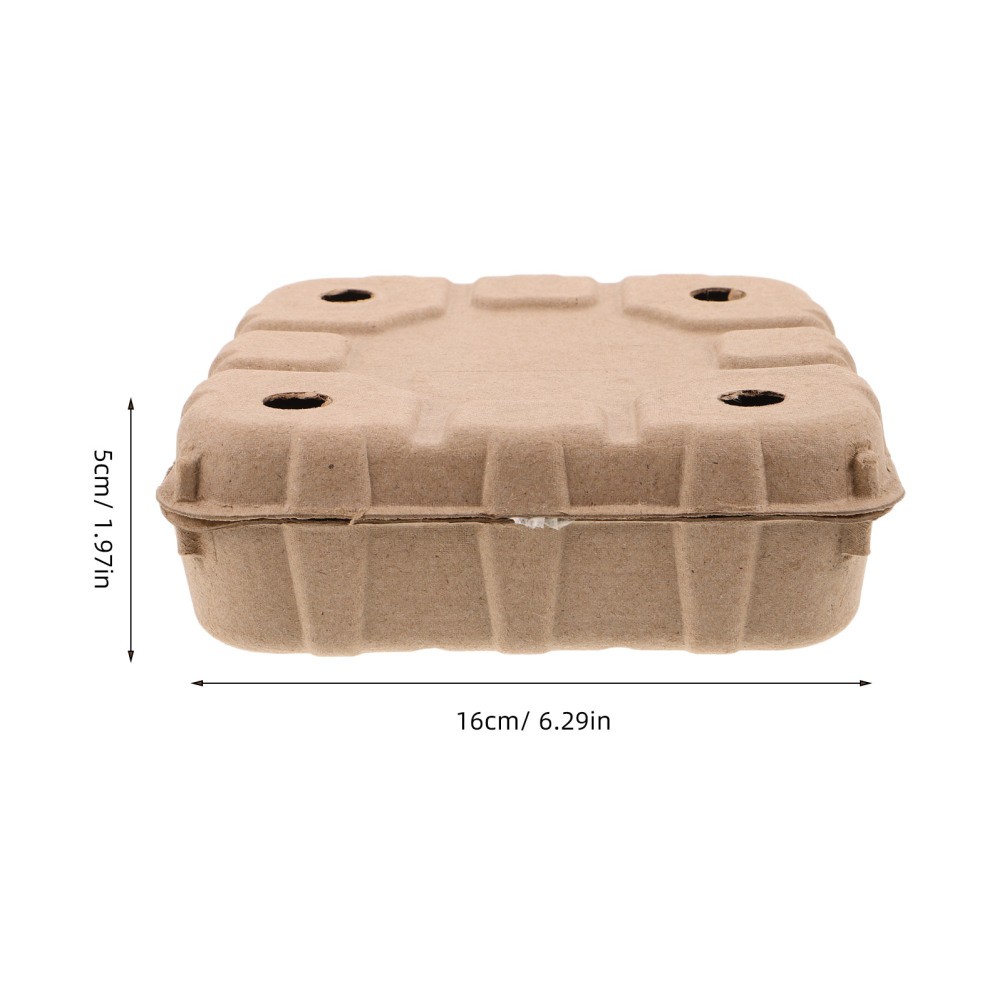 10 Pcs Biodegradable Strawberry Box Paper Cartons Blueberry Storage Basket