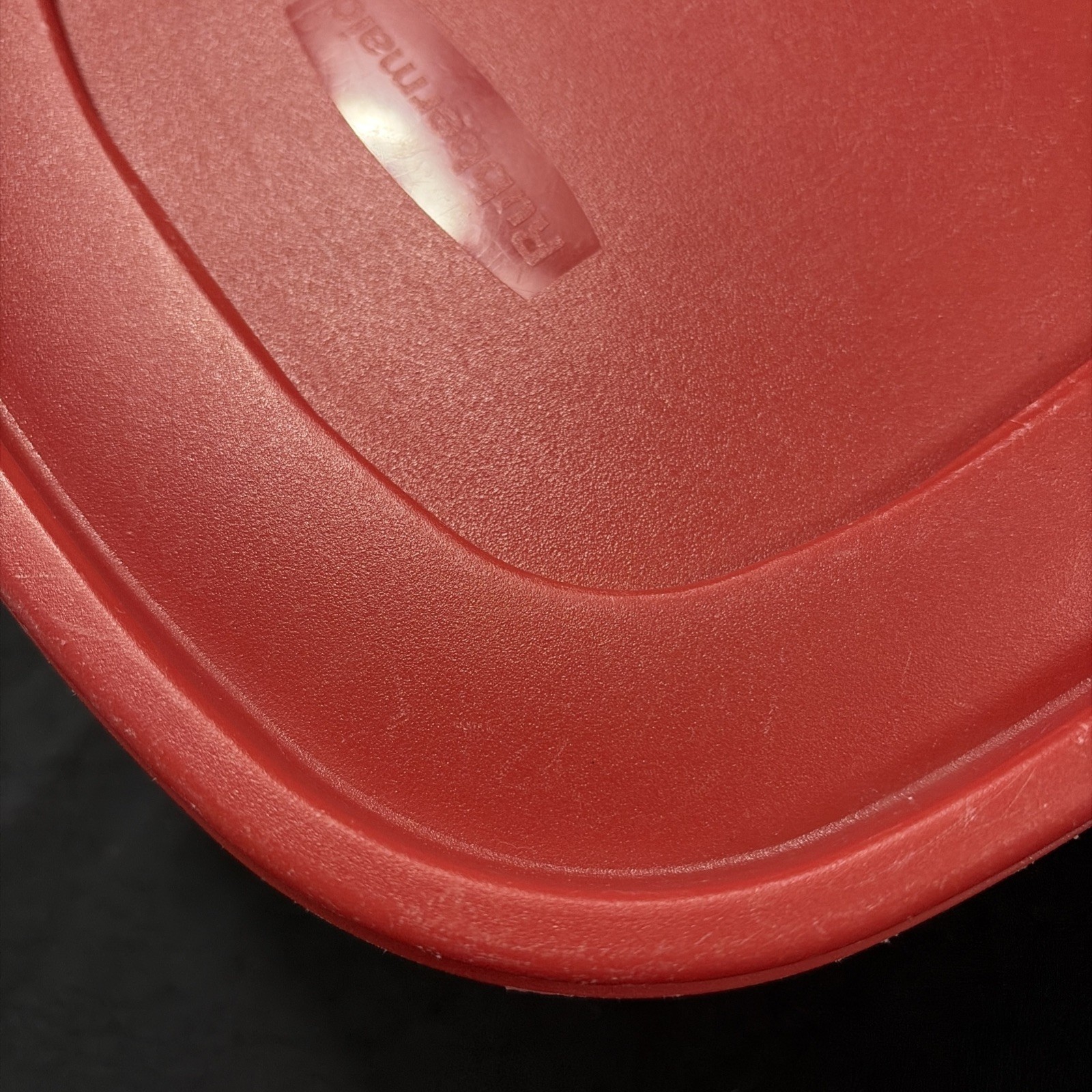 Vintage Rubbermaid Servin Saver Divided Portion Storage Container Red *Lid Only*
