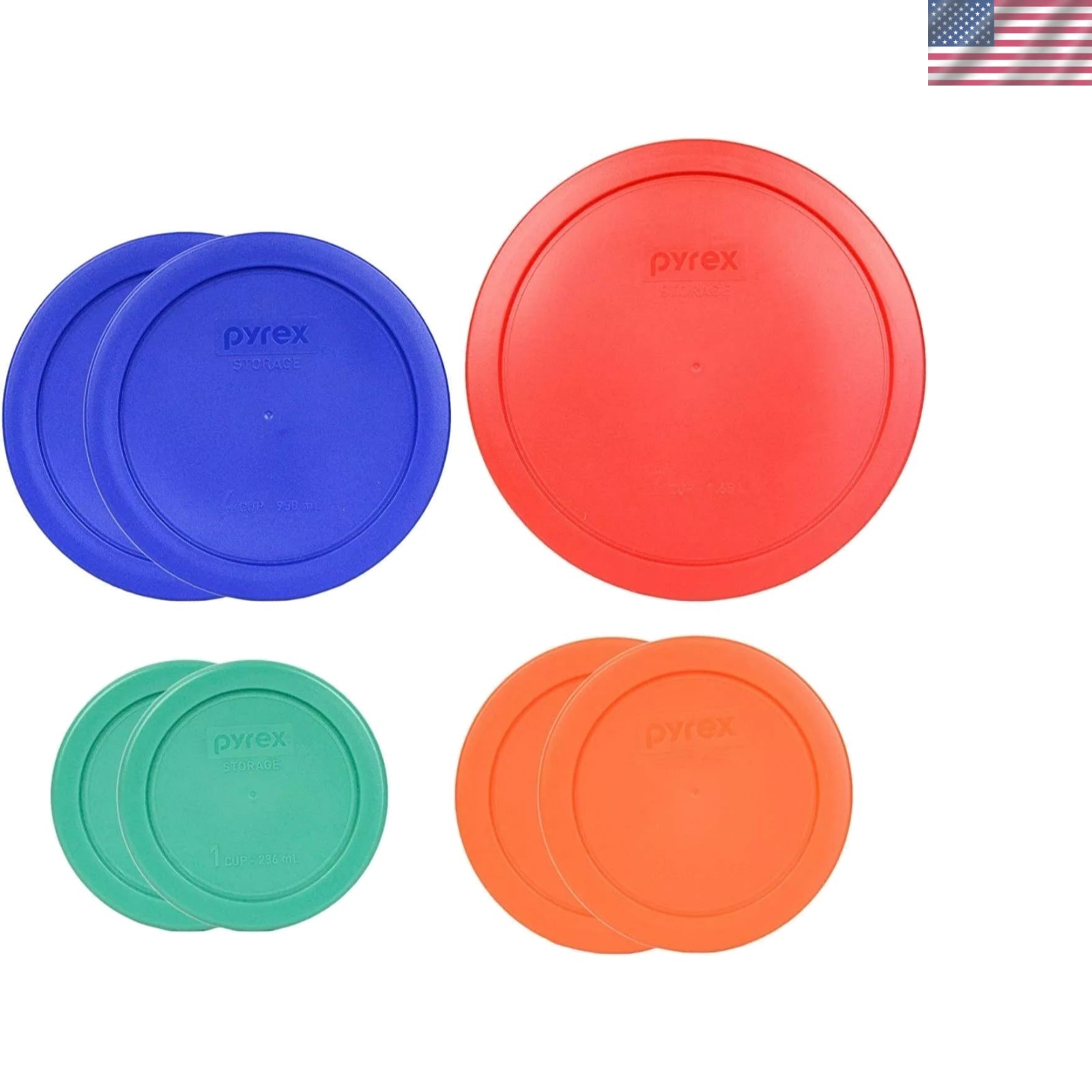 Durable BPA-Free Food Storage Lids Set – Classic Colors & Versatile Use