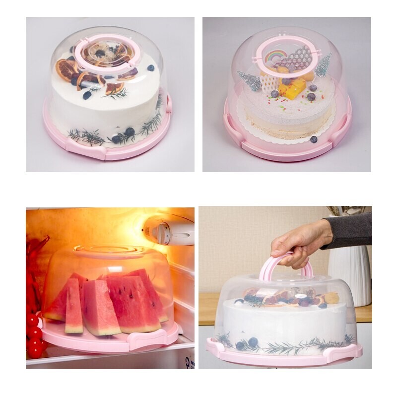 Cake Keeper Clear Storage Case protector bag Portable Carry Box Container