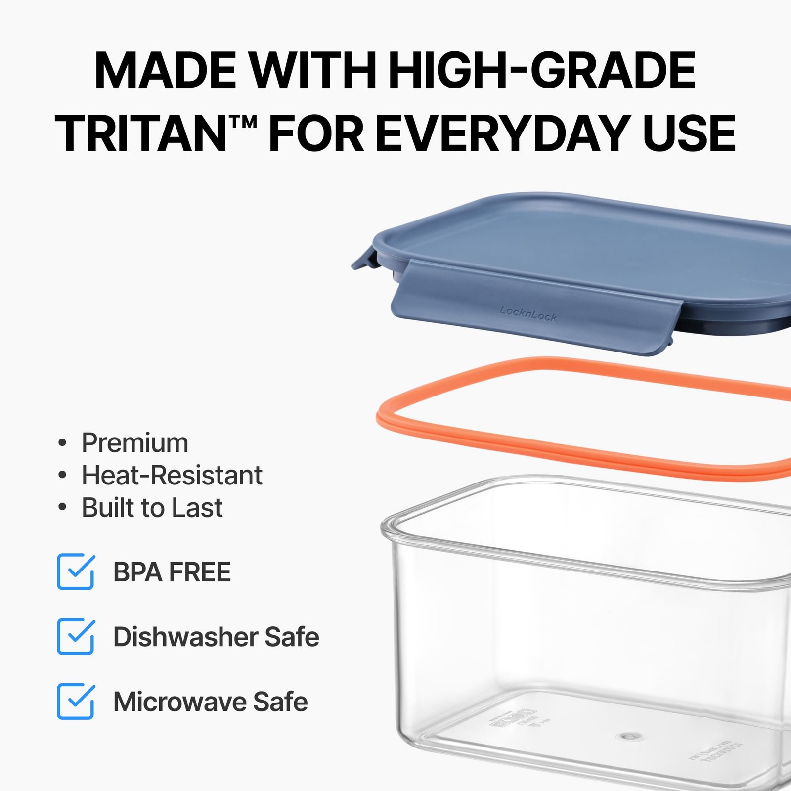Tritan Plastic Bisfree Modular Plus Food Storage Container Set, Lunch, Meal P…