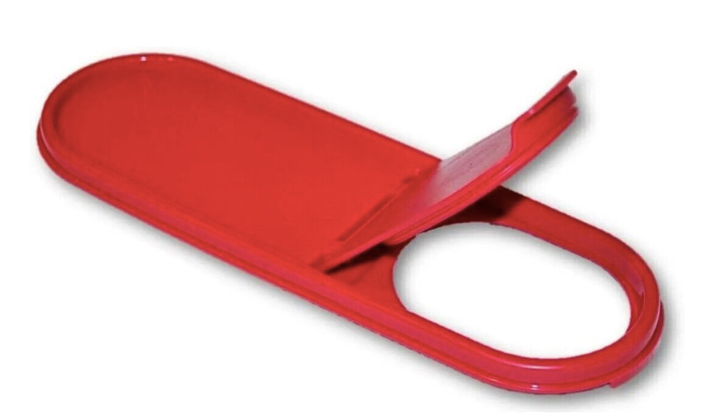 Tupperware Modular Mates Super Oval Seal W/ Pour All Flip Top Popsicle Red New