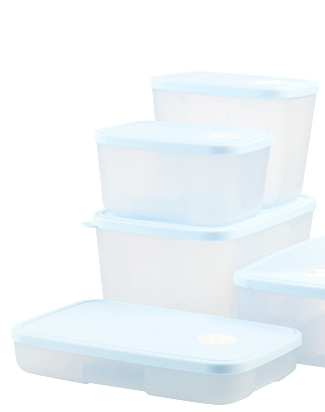 Tupperware 8-piece Date, Store & Freeze Food Storage Set