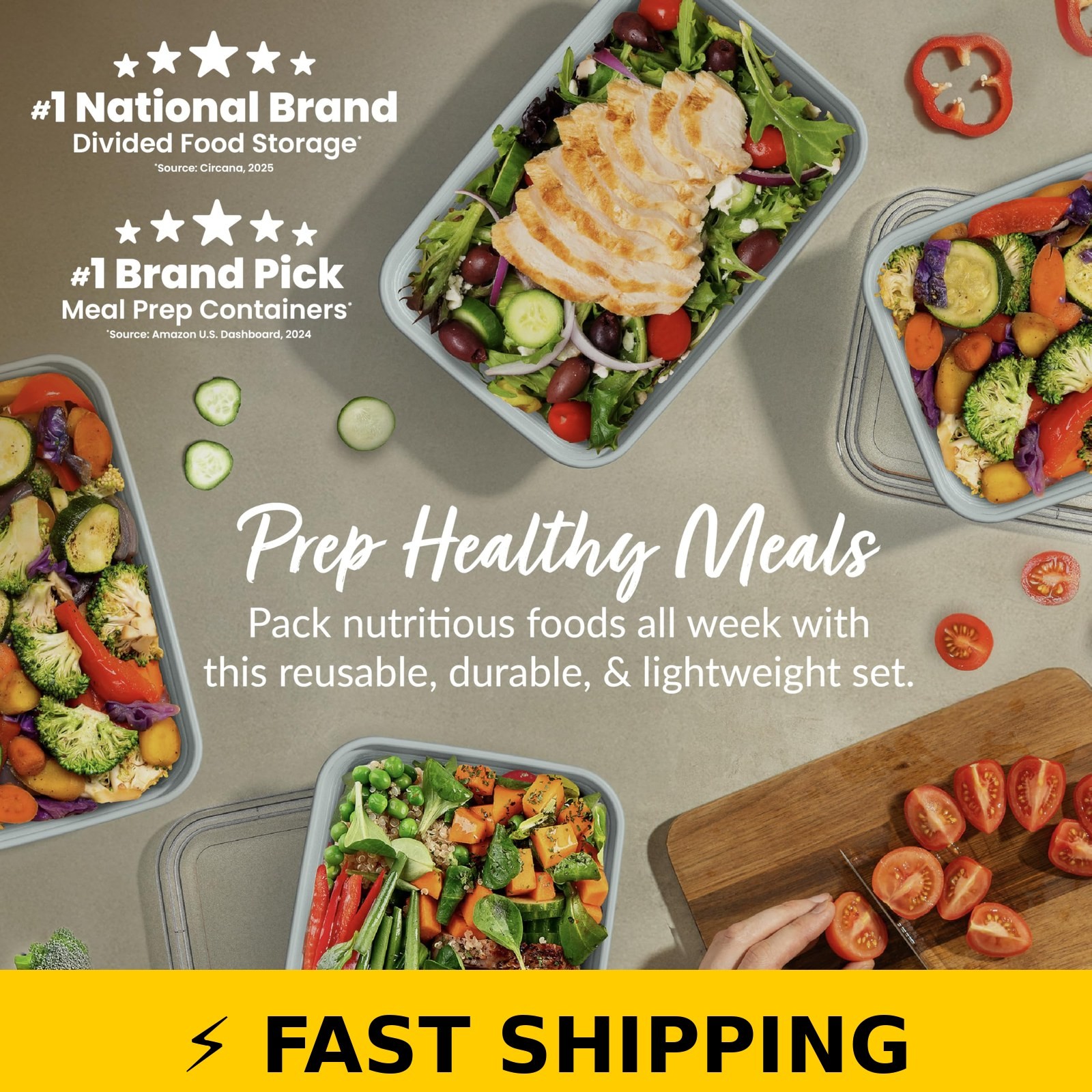 Bentgo Prep 20-Piece Meal Prep Containers – Mint
