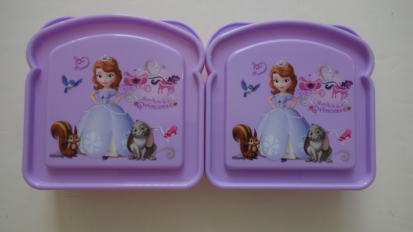 Disney Ready to be a Princess 14.83 FL OZ Food CONTAINER for 3+ Year/ Set of 2