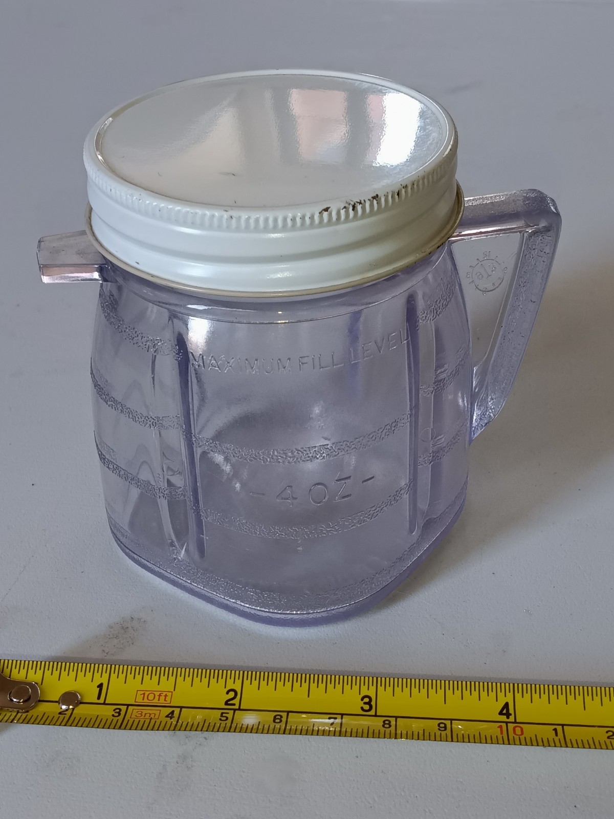 Oster Osterizer Mini Blend Grinder Baby Mug 4 oz Cup & Lid only