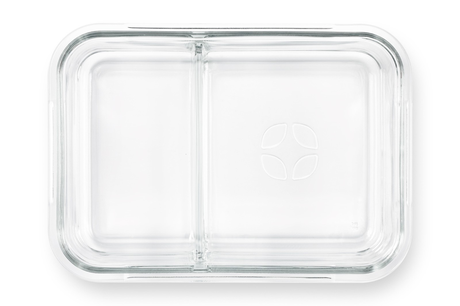2Pack Ello Color Lock Glass Meal Prep Set 8Pc 3.4Cup Divided Food Storage Set