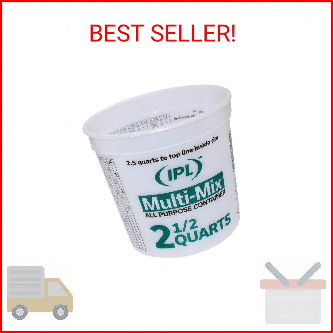 Shur-Line MULTIMIX Container 2.5QT