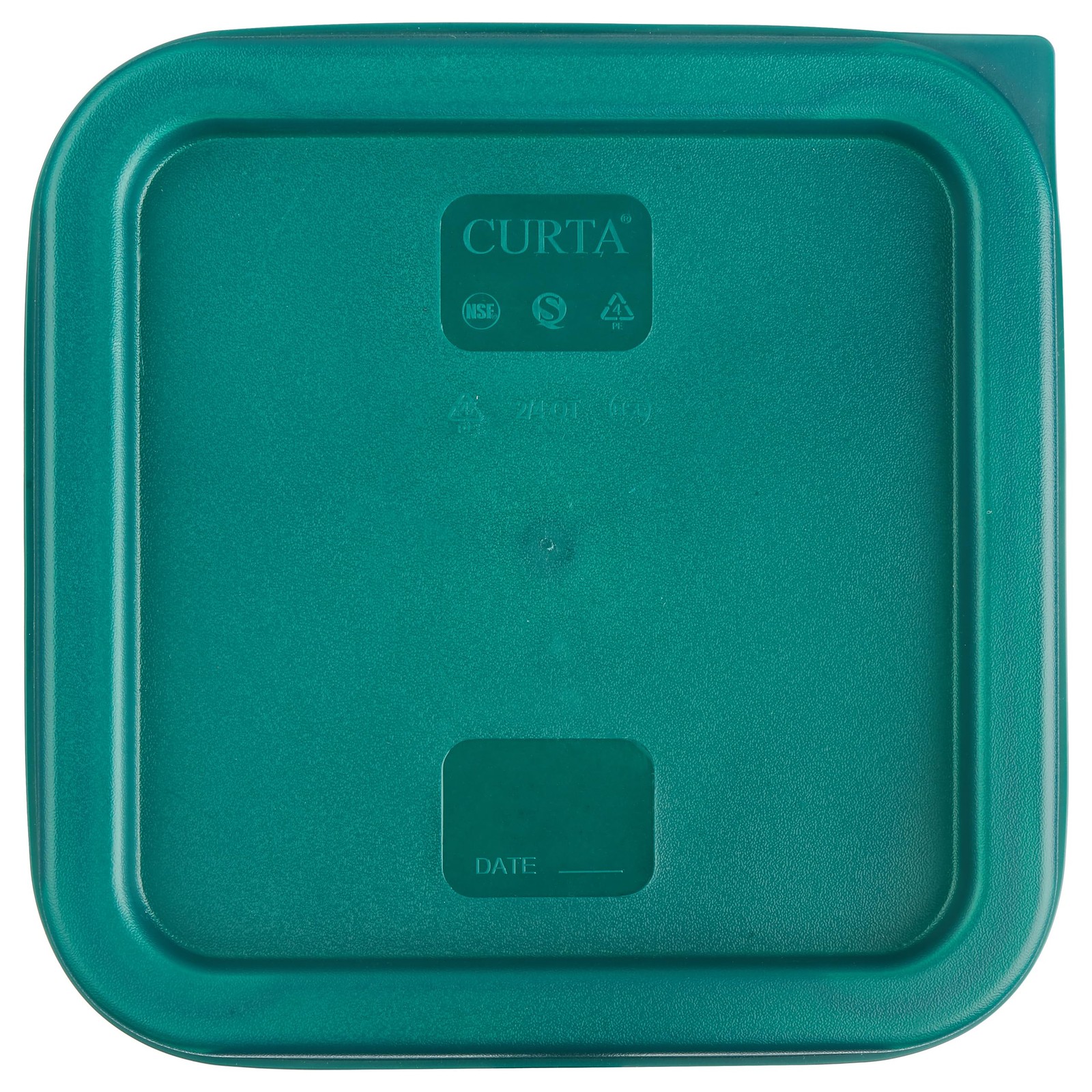 CURTA 4 Pack Food Storage Container with Green Lid NSF Listed Commercial Gra…