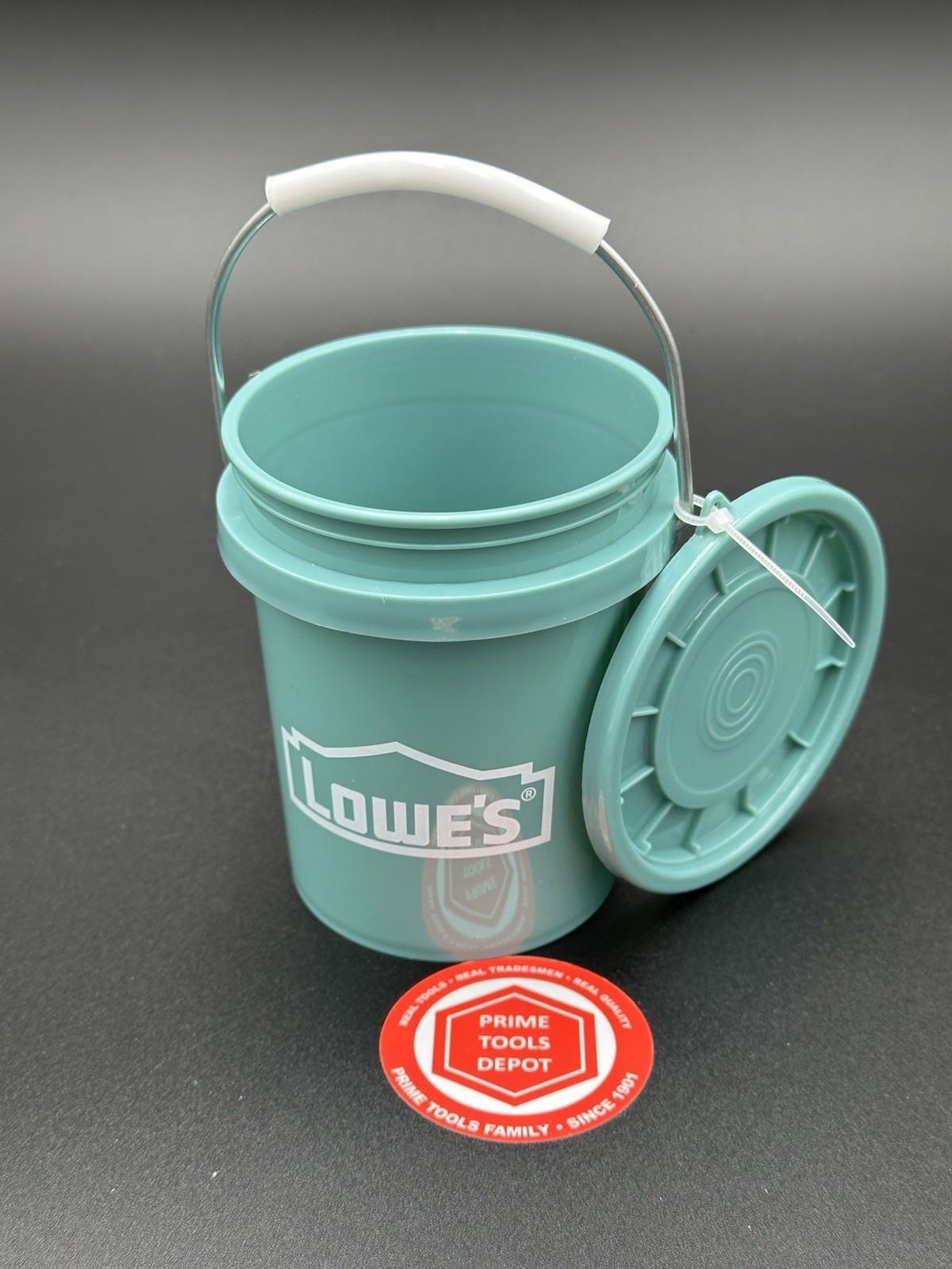 🔵 Lowe’s 0.4 Qt Teal Mini BPA-Free Plastic Storage Pail – Crafts, Tools, Gifts