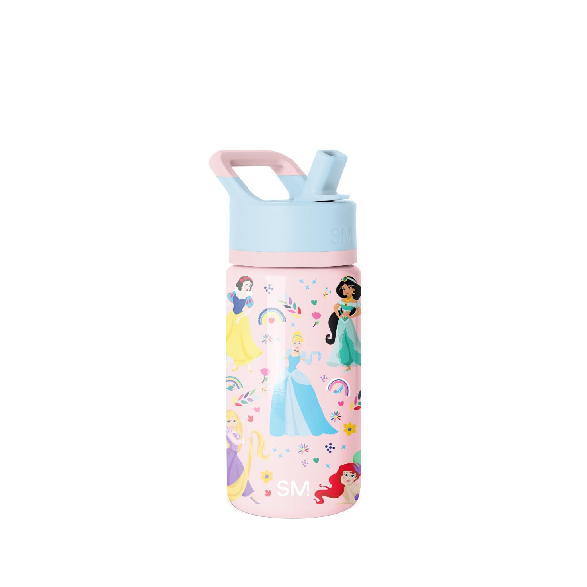 Simple Modern Kids Summit Water Bottle Straw Lid Disney Princess 14Oz Stainless
