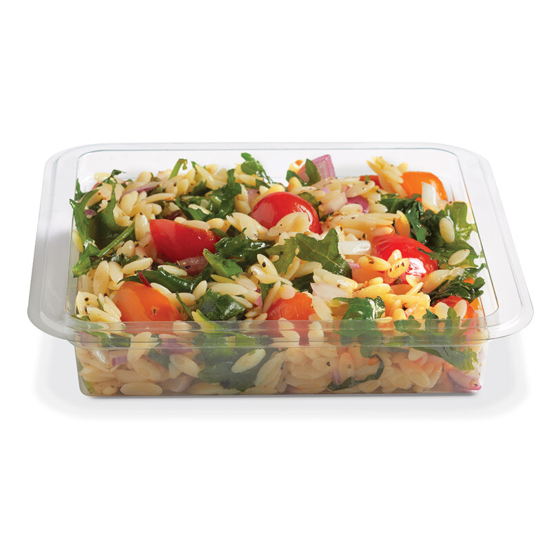 Placon Fresh n Clear GoCubes 10oz Clear Base, 6″ L x 6″ W x 1.2″ H| 300/Case
