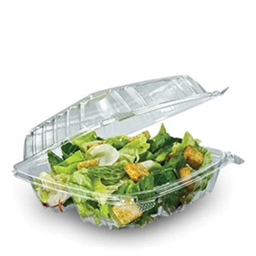 DART C57PST1 1-CMPT HINGE CONTAINER 6X5-3/4X3″CLEAR PLASTIC 500/CS (CASE OF 500