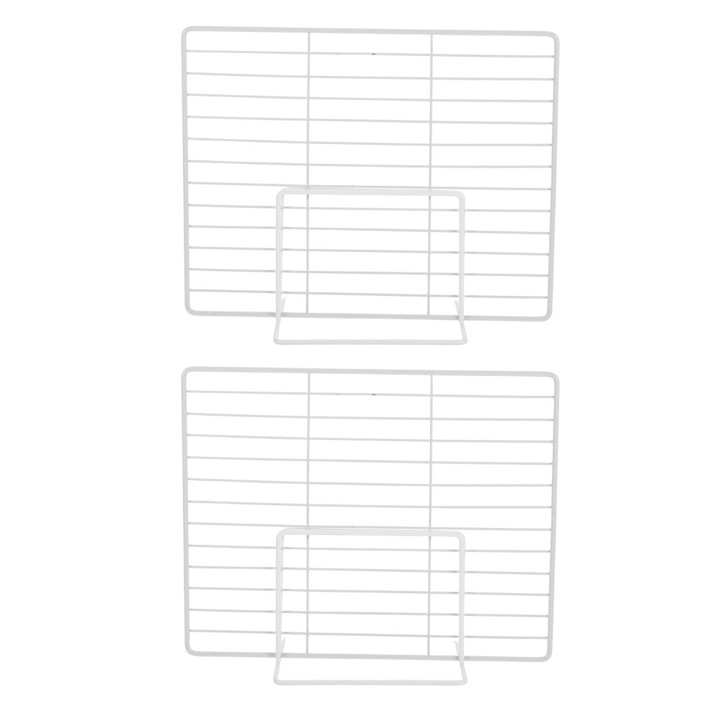2 Pcs Freezer Iron Wire Divider Chest Dividers Commercial Refrigerator