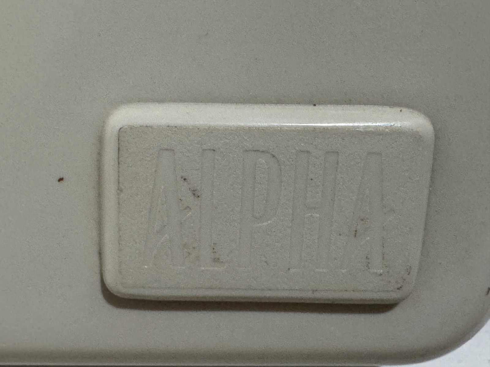Pair of ALPHA Hinged Plastic Slide / Parts Storage Boxes – Made in USA