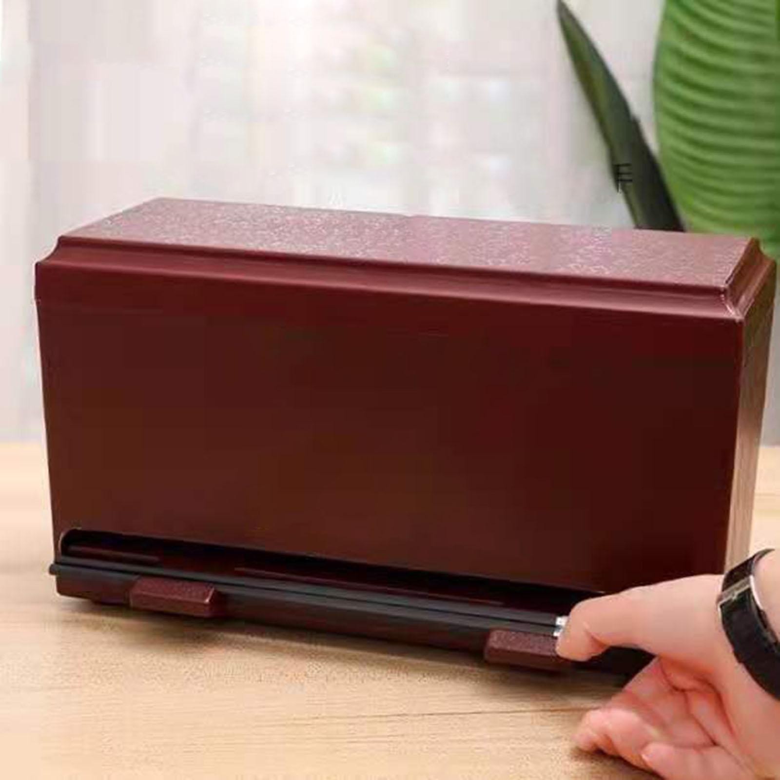 Straw Dispenser Storage Box Tabletop Easy to Use Drinking Straw Box Practical