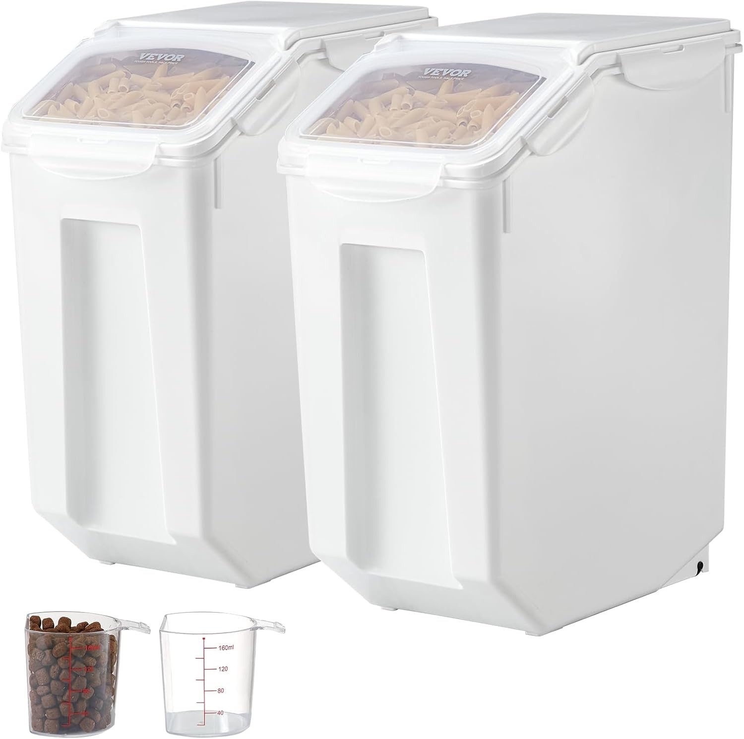 Rice Storage Container 45Gallon20L x2 Capacity Large Dog Food Dispenser